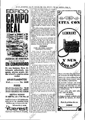 ABC MADRID 23-04-1968 página 70