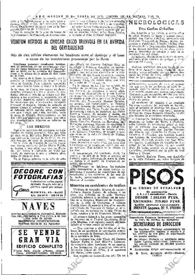 ABC MADRID 23-04-1968 página 76