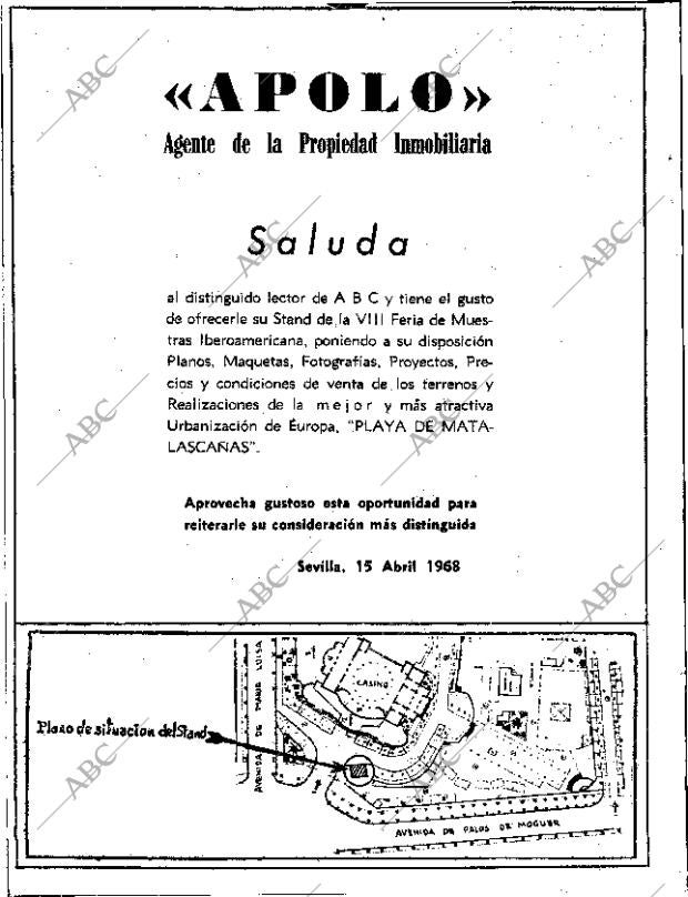 ABC SEVILLA 25-04-1968 página 60
