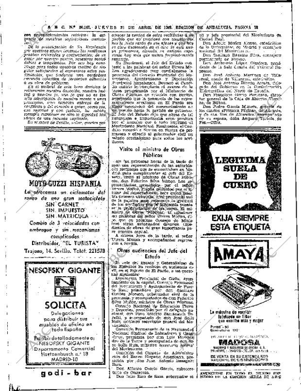 ABC SEVILLA 25-04-1968 página 72