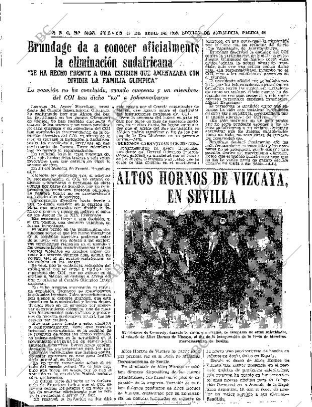ABC SEVILLA 25-04-1968 página 94