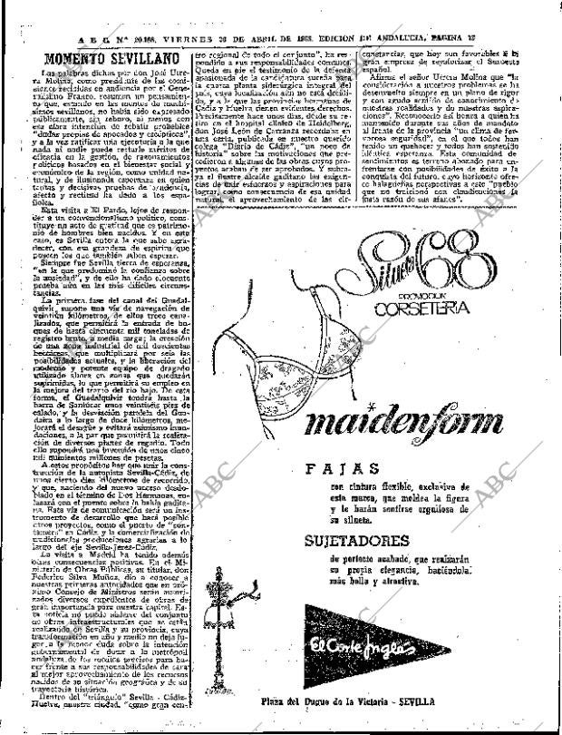 ABC SEVILLA 26-04-1968 página 11