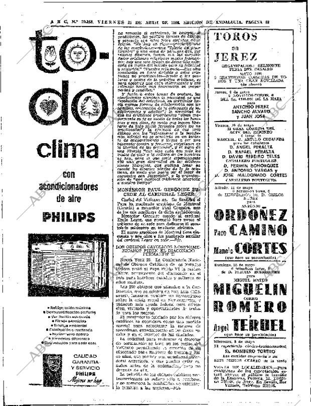 ABC SEVILLA 26-04-1968 página 18