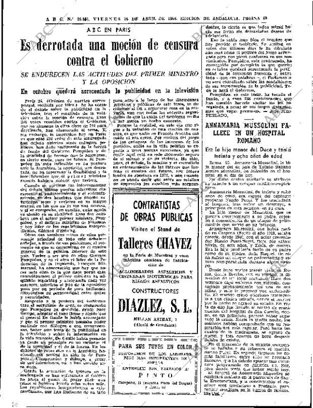 ABC SEVILLA 26-04-1968 página 7