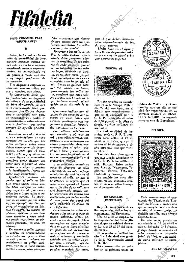 BLANCO Y NEGRO MADRID 27-04-1968 página 107