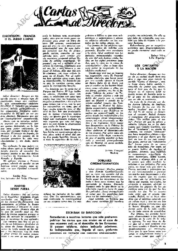 BLANCO Y NEGRO MADRID 27-04-1968 página 3