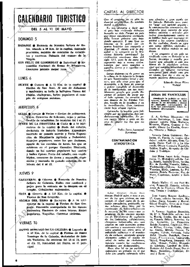 BLANCO Y NEGRO MADRID 27-04-1968 página 6