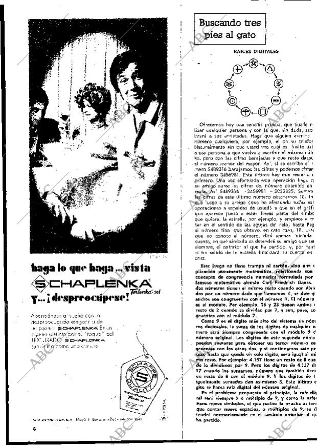 BLANCO Y NEGRO MADRID 27-04-1968 página 8