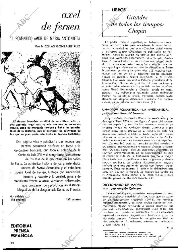 BLANCO Y NEGRO MADRID 27-04-1968 página 84