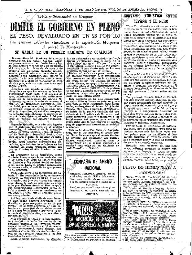 ABC SEVILLA 01-05-1968 página 23