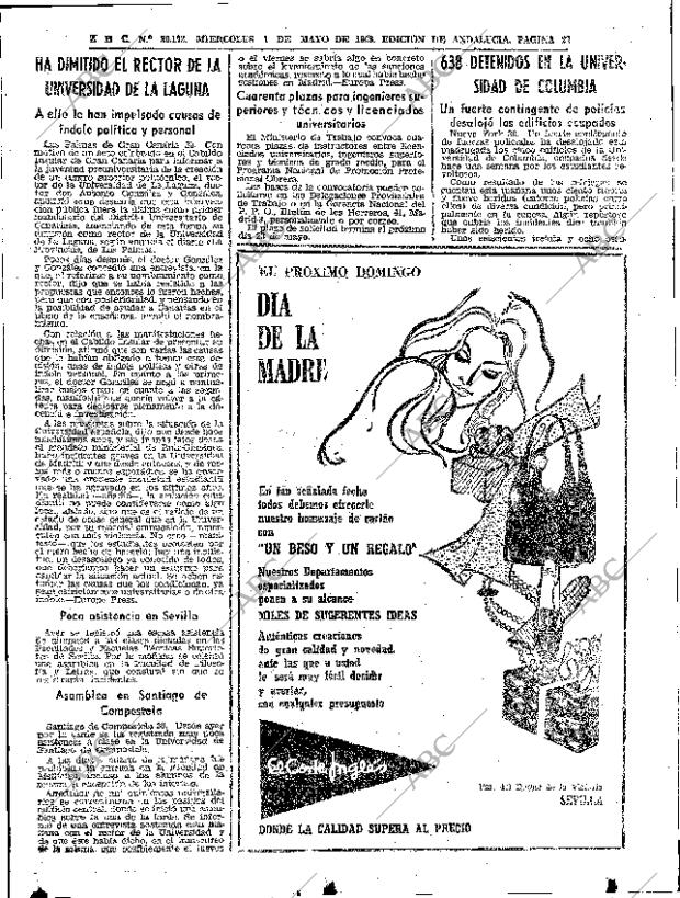 ABC SEVILLA 01-05-1968 página 27