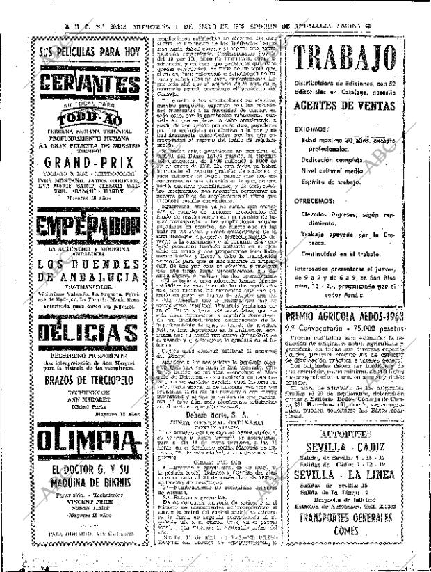 ABC SEVILLA 01-05-1968 página 42