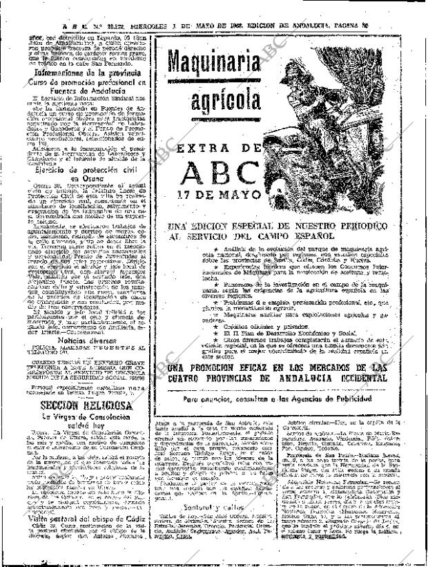 ABC SEVILLA 01-05-1968 página 50