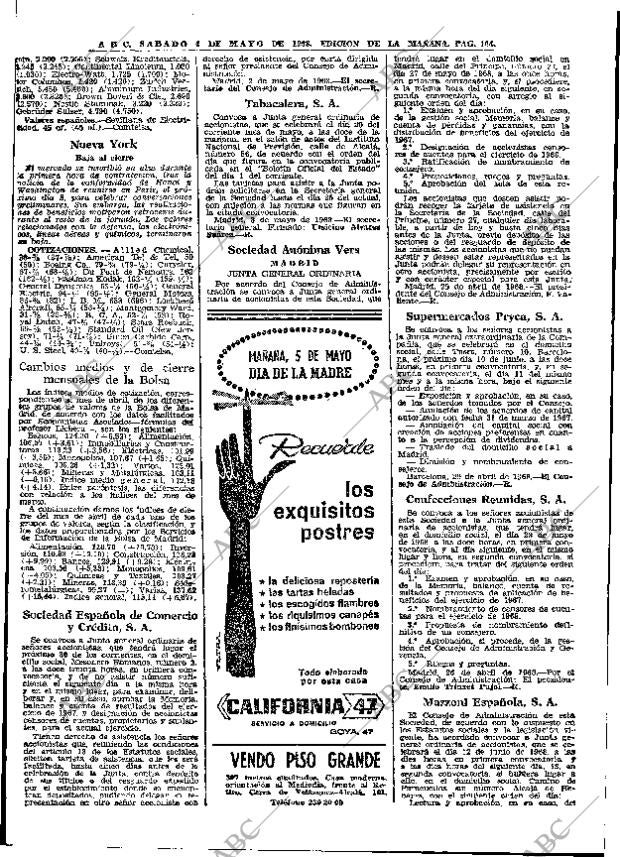 ABC MADRID 04-05-1968 página 104