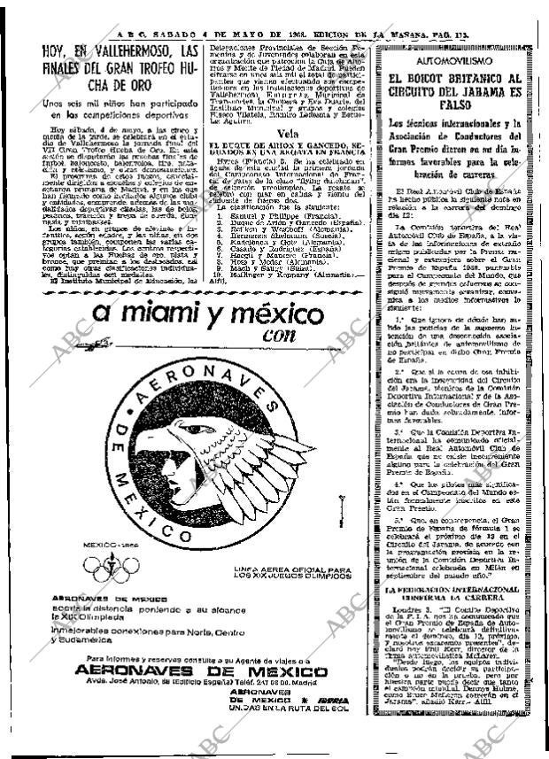 ABC MADRID 04-05-1968 página 113