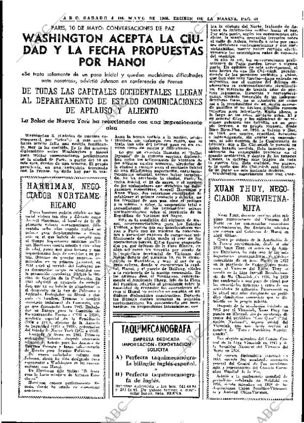 ABC MADRID 04-05-1968 página 63