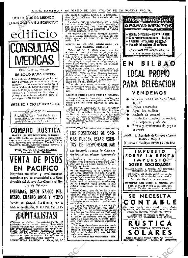 ABC MADRID 04-05-1968 página 74