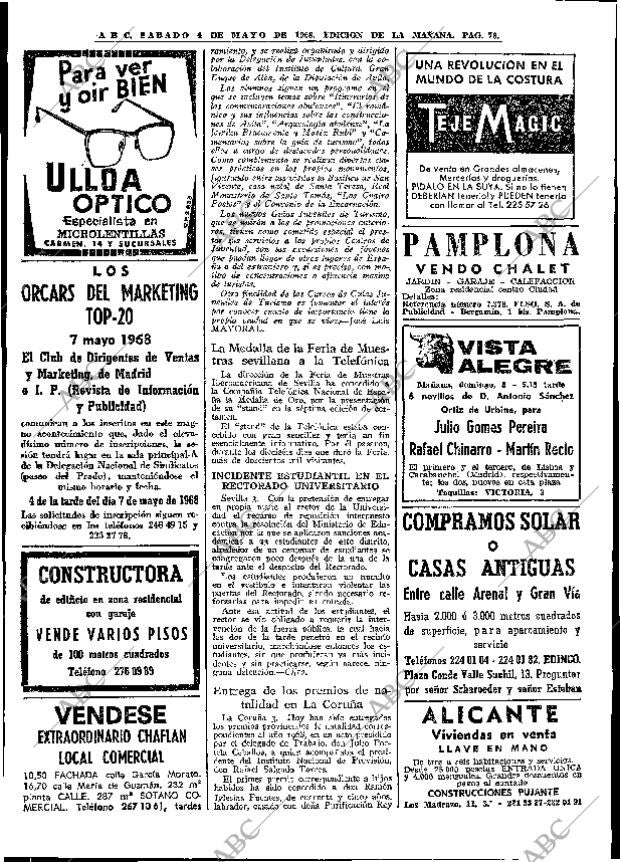 ABC MADRID 04-05-1968 página 76