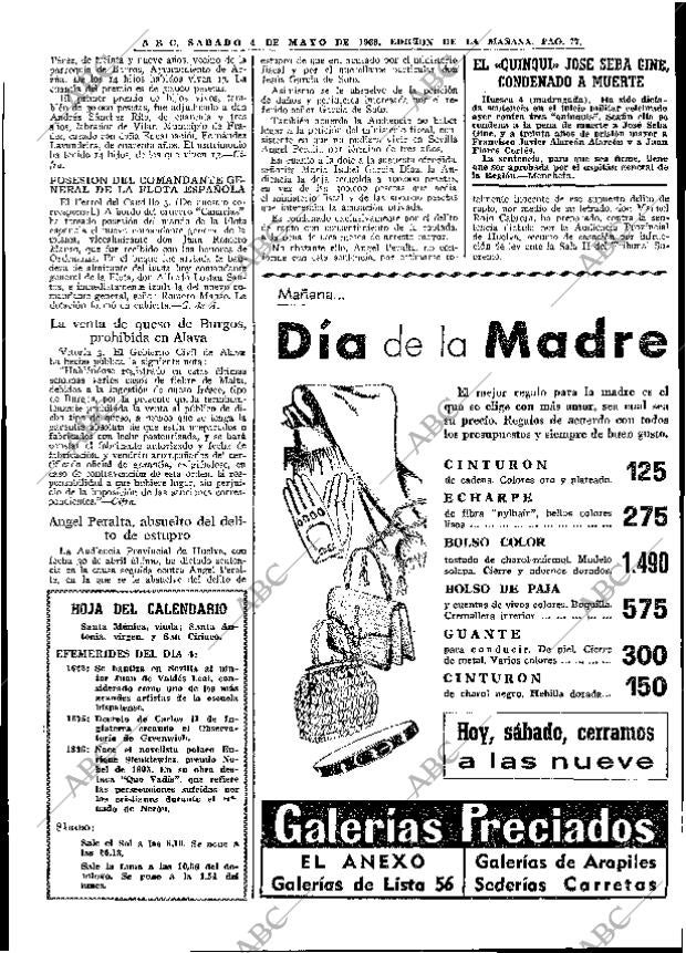 ABC MADRID 04-05-1968 página 77