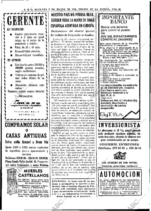 ABC MADRID 07-05-1968 página 42