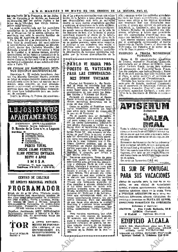 ABC MADRID 07-05-1968 página 46