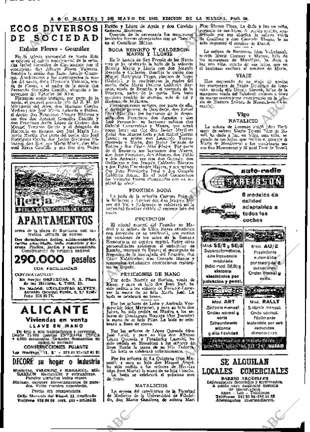 ABC MADRID 07-05-1968 página 66