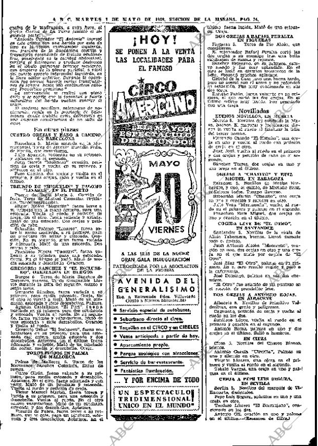 ABC MADRID 07-05-1968 página 74