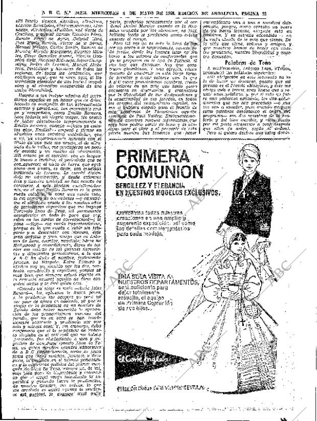 ABC SEVILLA 08-05-1968 página 23