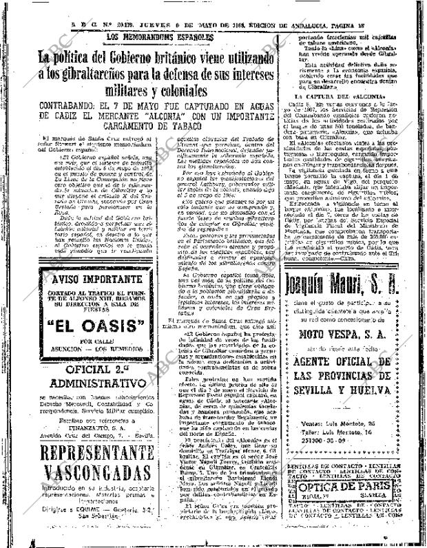 ABC SEVILLA 09-05-1968 página 18