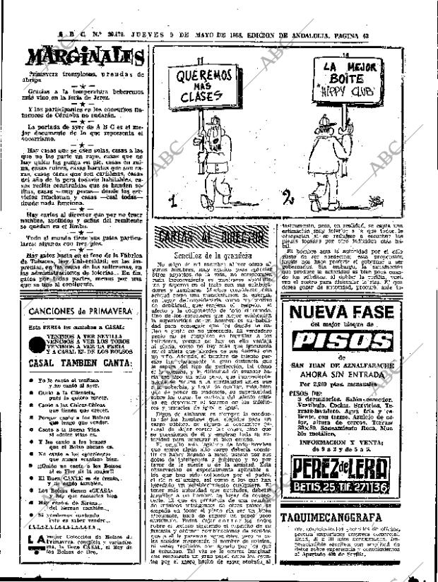 ABC SEVILLA 09-05-1968 página 43