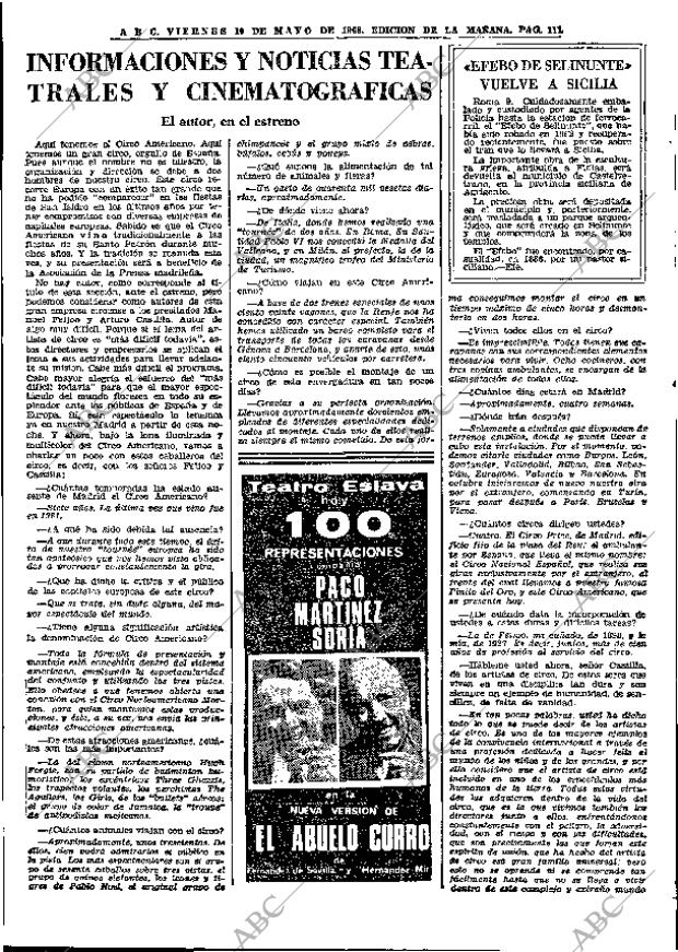 ABC MADRID 10-05-1968 página 111