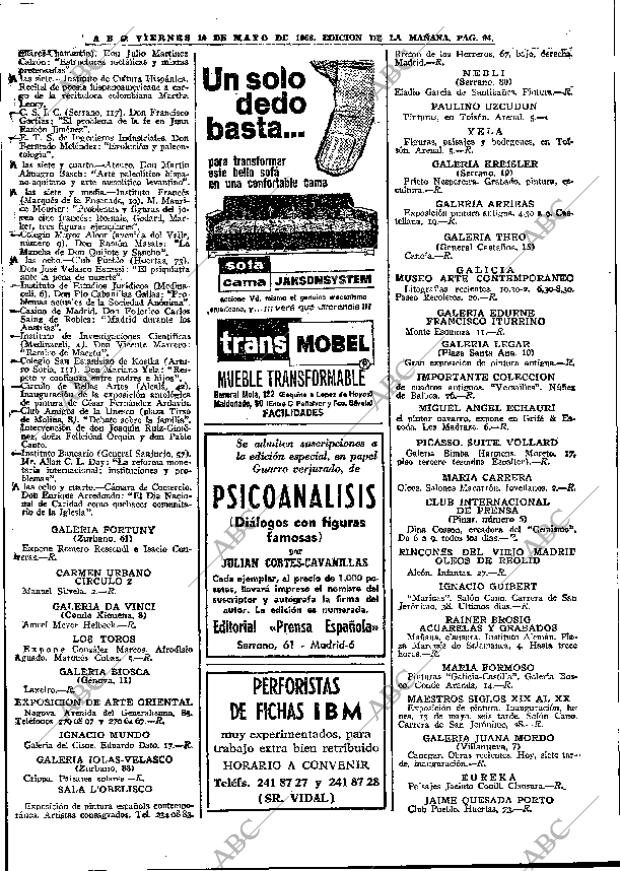 ABC MADRID 10-05-1968 página 94