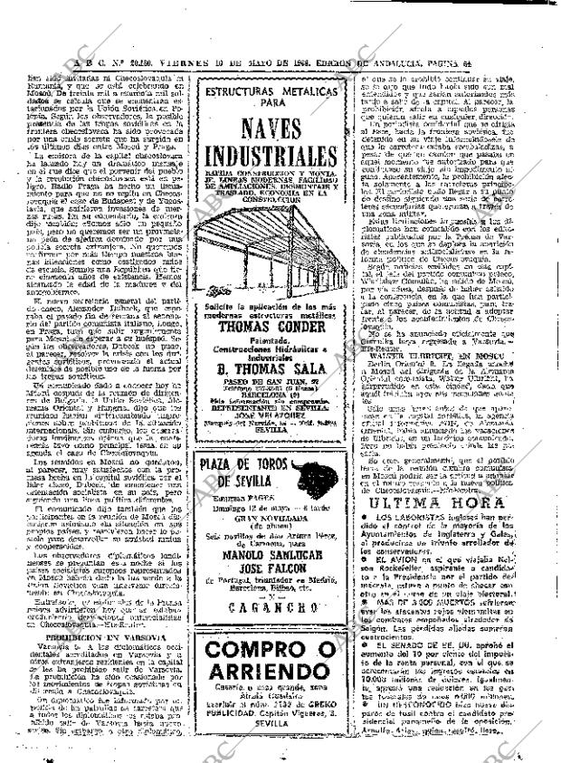 ABC SEVILLA 10-05-1968 página 64