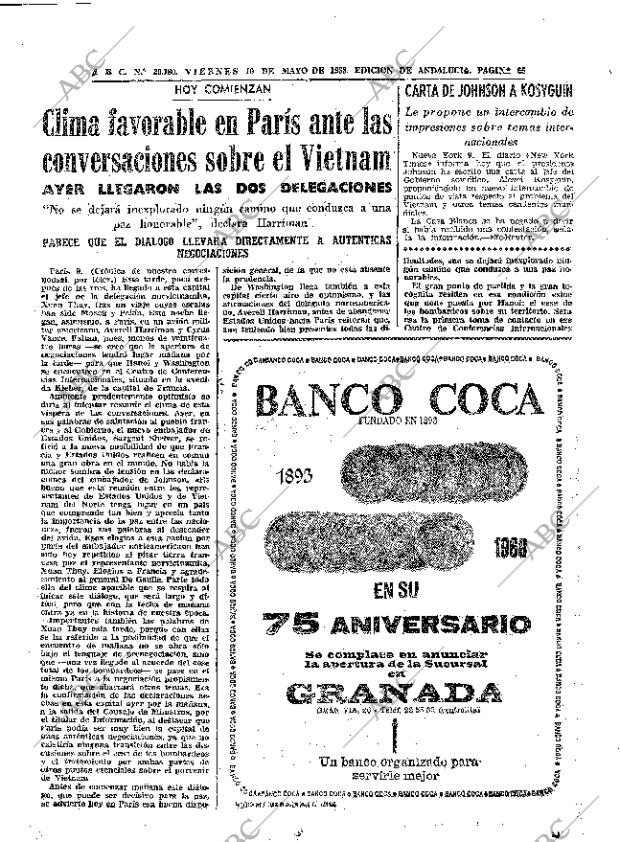 ABC SEVILLA 10-05-1968 página 65