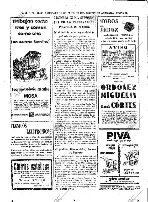 ABC SEVILLA 10-05-1968 página 86