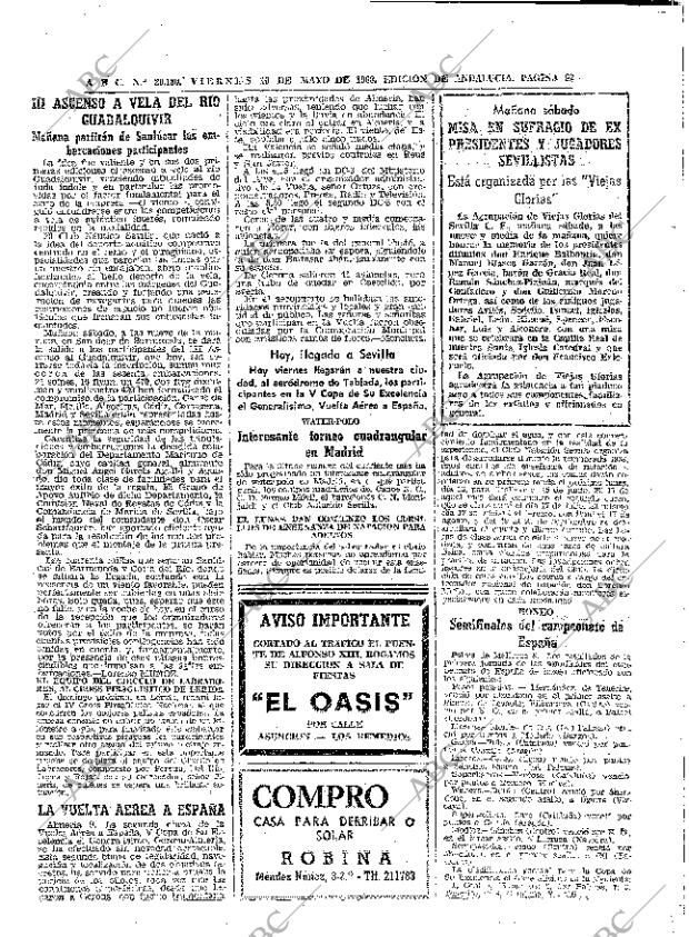 ABC SEVILLA 10-05-1968 página 92