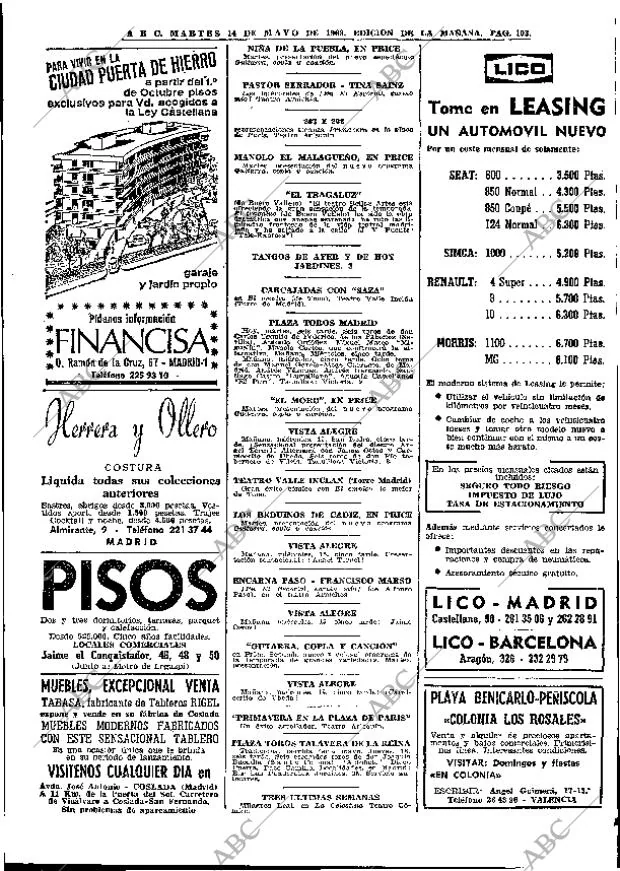 ABC MADRID 14-05-1968 página 103