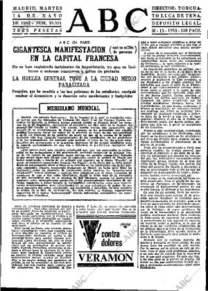 ABC MADRID 14-05-1968 página 39