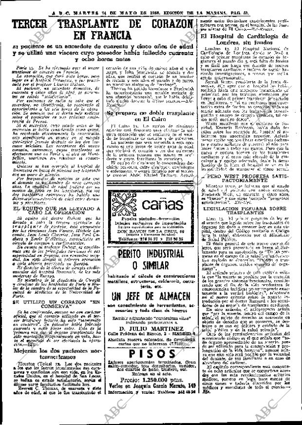 ABC MADRID 14-05-1968 página 50