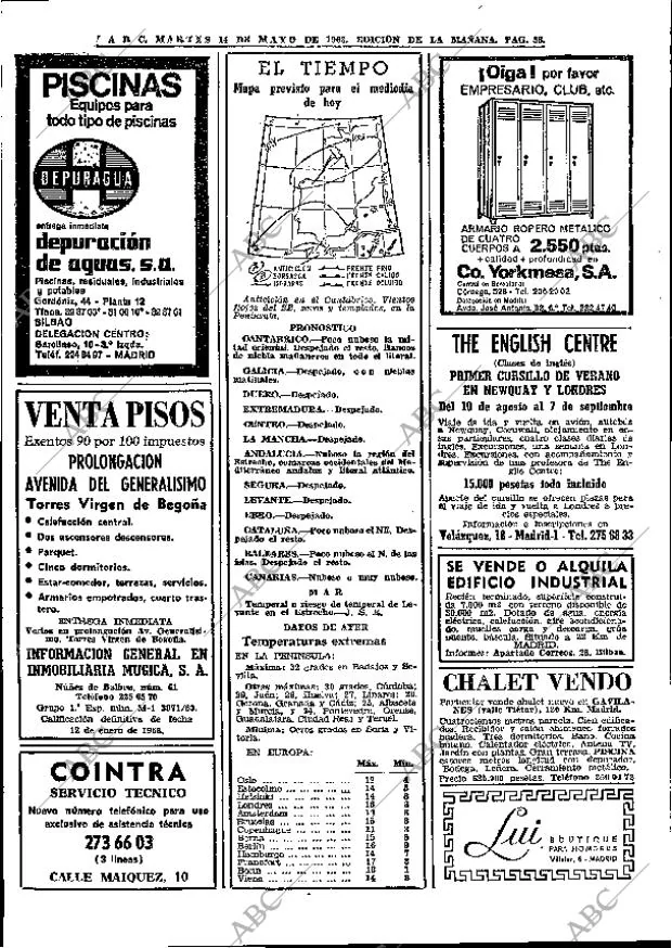 ABC MADRID 14-05-1968 página 58