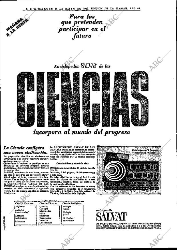 ABC MADRID 14-05-1968 página 64