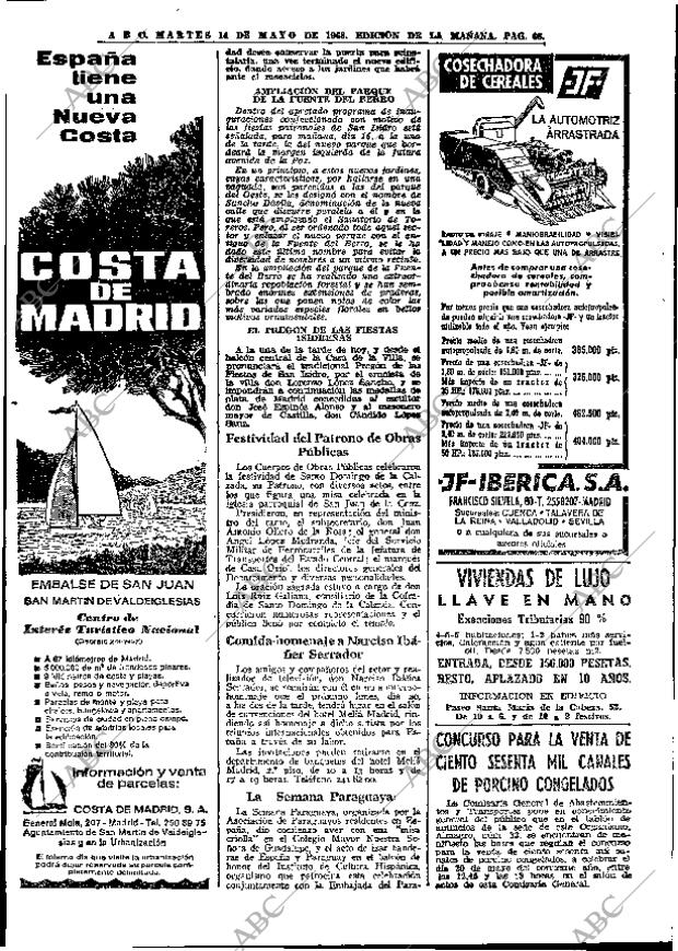 ABC MADRID 14-05-1968 página 68