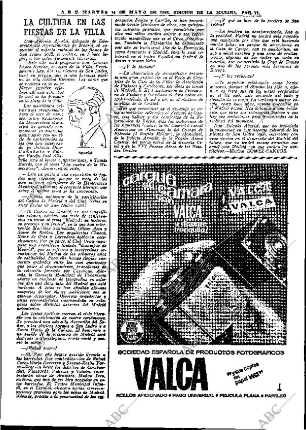 ABC MADRID 14-05-1968 página 71