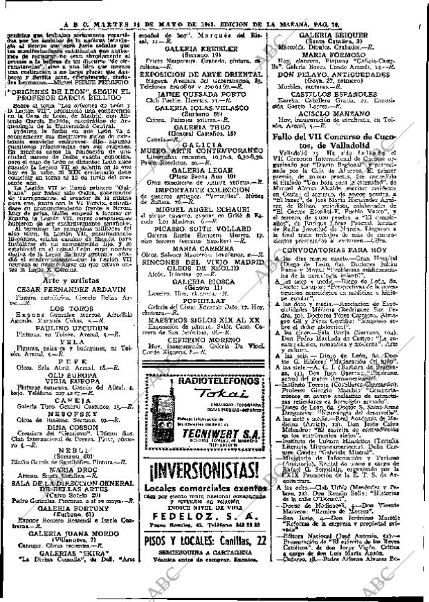 ABC MADRID 14-05-1968 página 76