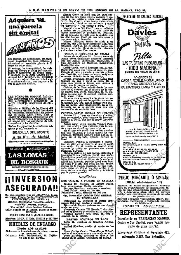 ABC MADRID 14-05-1968 página 98