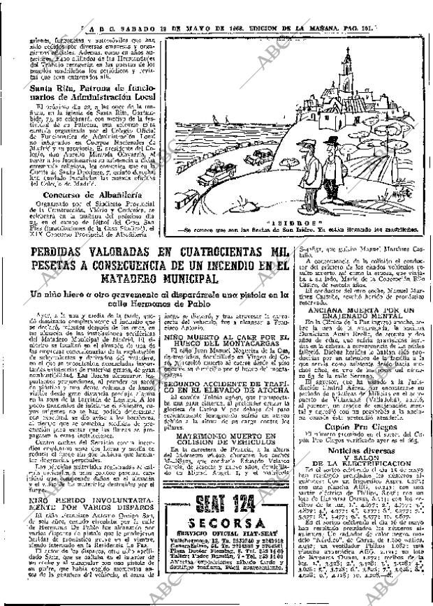 ABC MADRID 18-05-1968 página 101