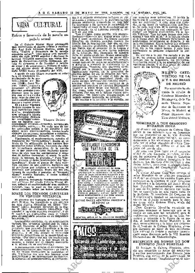 ABC MADRID 18-05-1968 página 103