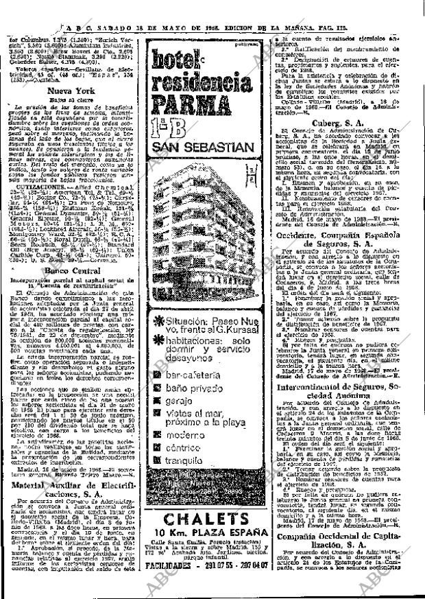 ABC MADRID 18-05-1968 página 112