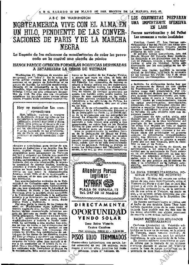ABC MADRID 18-05-1968 página 67
