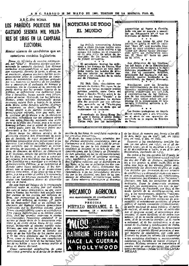 ABC MADRID 18-05-1968 página 68